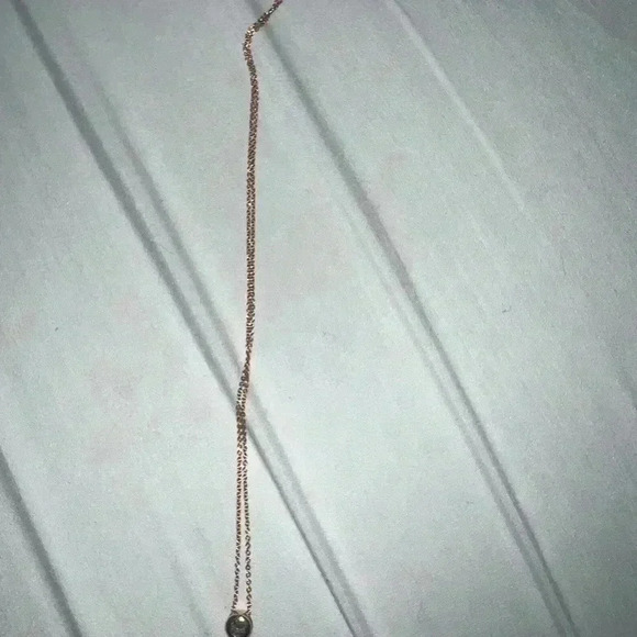 EFFY Rose Gold Necklace Bezel Round Center Diamond Pendant NWT NEVER USED - Picture 6 of 11